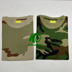 Maglietta tattica Kango camouflage woodland maglietta o-collo - Product Image 2