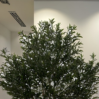 Großer Künstlicher Olivenbaum Hochrealistischer Grüner Kunstbaum für Innen- und Außendekoration