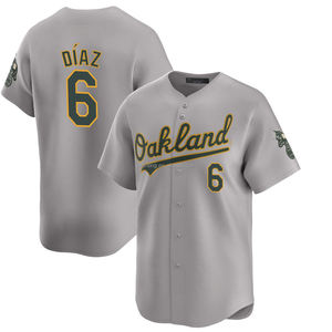 2025 Heren Oakland Away Limited Jersey Aangepaste Plus Size Honkbalshirts Met Grijze Geborduurde Uniformen En Logo 'S Gestikte Kleding - Product Image 2
