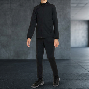 Conjunto Deportivo para Hombre, Chaqueta con Cierre Completo y Bolsillos Laterales y Pantalones a Juego, Estilo Deportivo, 100% Poliéster Felpa para Invierno - Product Image 4