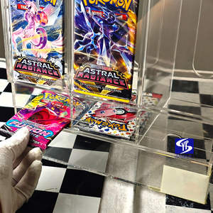 Distributeur empilable en acrylique transparent SYP pour les paquets de cartes Pokémon SWORD and SHIELD TCG, présentoir en acrylique pour les paquets de cartes Pokémon - Product Image 3