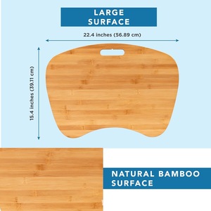 Support d'ordinateur portable portable en bois massif, couleur naturelle, pour utilisation sur table - Product Image 4