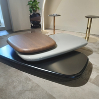 Table basse rotative de designer italien, moderne et minimaliste, au design créatif et de forme spéciale, pour salon