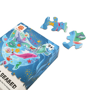 Rompecabezas de Cartón Educativo Personalizado de 28 Piezas, Juego de Mesa de Dibujos Animados de Papel para Niños, con Logotipo, Edad 3+ - Product Image 2