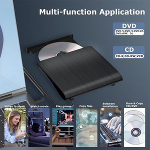 Reproductor y Grabador de Blu-ray 3D de Alta Velocidad de Lectura y Escritura para Portátil, Unidad de Disco Blu-ray 4K Externa USB 3.0/USB-C - Product Image 2