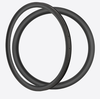Jante de Vélo de Route en Fibre de Carbone 700c, Frein à Disque ou Frein V, Hauteurs de Profil 38mm 50mm 60mm, 20 ou 24 Trous