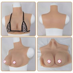 Formes mammaires réalistes en silicone poitrine déguisée transgenre Drag Queen Vagina Pants pour cosplayer Crossdresser - Product Image 4