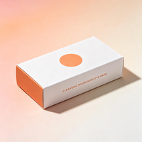 Boîte d'emballage personnalisée pour masque pour les yeux, impression offset professionnelle, production en 72h, boîte en carton blanc recyclable, boutique