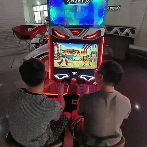 Console de <span class=keywords><strong>jeu</strong></span> d'arcade de boxe tout-en-un classique en métal de 32 pouces avec joystick pour deux joueurs, équipement nostalgique - Product Image 4