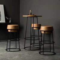 Furgle — chaise de Bar en fer forgé, siège de style nordique avec liège, pour la maison, Design créatif de café