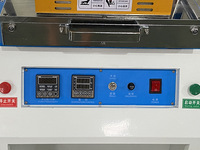 Machine de Dorure à Chaud Pneumatique Double 100, Machine de Marquage à Chaud pour Carton