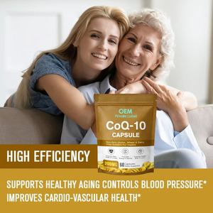 Cápsulas de CoQ10 de Alta Absorción OEM de 200 <span class=keywords><strong>mg</strong></span>, Suplemento de Coenzima <span class=keywords><strong>Q10</strong></span> para el Corazón, la Energía y el Apoyo Cerebral - Product Image 4