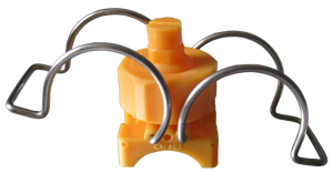 समायोज्य गेंद क्लैंप प्लास्टिक नोजल, एकल क्लैंप पाइप क्लिप-आईलेट स्प्रे नोजल, फ्लैट फैन/फुल कंपेलिप-आईलेट नोजल - Product Image 2