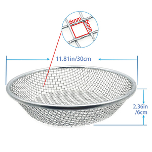 Chuyên Nghiệp Đất sàng 30*30*7cm dây thép không gỉ sifter cho chậu hoa thủ công với uốn dịch vụ bao gồm - Product Image 2