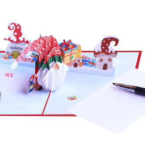 Carta Pop-up di lusso 3D busta di musica creativa carta vuota da cartolina di <span class=keywords><strong>compleanno</strong></span> carta <span class=keywords><strong>regalo</strong></span> di natale "grazie" biglietto di auguri - Product Image 4