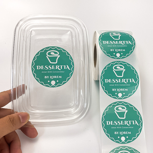 Op maat gemaakte kleverige stickers voor snoepdozen, etiketten voor voedselverpakkingen - Product Image 3