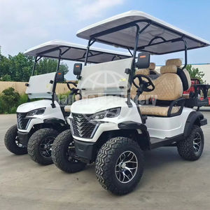 Véhicule électrique de chariots de golf en acier soulevés hors route 6 places - Product Image 1