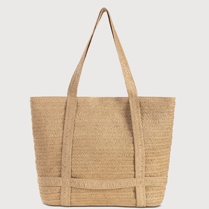 Nouveau design 2026 : Ensemble sac en paille tressée pour femme avec <span class=keywords><strong>chapeau</strong></span>, sac fourre-tout style vacances, sac à main de plage, vente chaude transfrontalière - Product Image 3