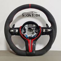 Volant sport trois branches en daim intégral pour BMW F10 F20 F15 F22 F30 F32 M3 F80 M4 F82 M2 F87 M5 F90 E70 E90 E92 E71