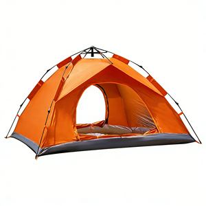 3-4 Person Large Family <strong>Camping</strong> <strong>Tent</strong> Waterproof 3000mm 210D Oxford Glamping Automatic <strong>Tent</strong> - Product Image 1