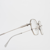 Gafas Ópticas de Metal con Montura de Diseño Clásico, Pulidas a Mano, de Alta Calidad, para Hombre y Mujer, 2026