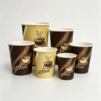 Gobelet en papier jetable personnalisé anti-graisse en kraft pour charcuterie, frites, pop-corn et autres plats à emporter pour fêtes