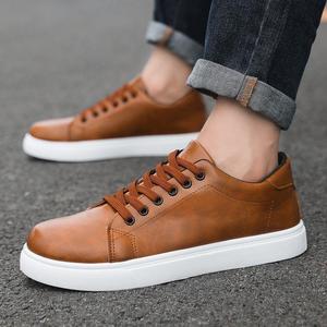 Zapatillas de Tenis Blancas de Diseño para Hombre y Mujer, Transpirables, con Cordones, de Piel Sintética, de Caña Baja, Clásicas, Casuales, para Caminar - Product Image 4