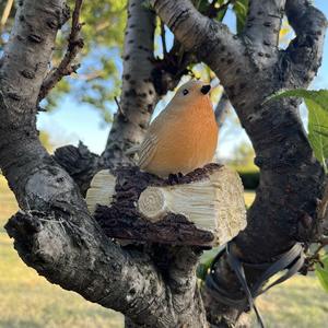 Nouvelle Création : Ornement Artisanal Lumineux en Résine Époxy, Oiseau de Simulation Idyllique, Art Populaire, pour Cour, Extérieur, Balcon, Jardinière - Product Image 2