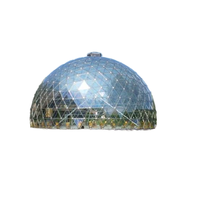 Cadre en acier Transparent PVC Géodésique Jardin Igloo Dôme Tente Monocouche Pliant En Aluminium Poteau Camping En Plein Air Randonnée Toit