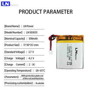 Kc MsdsUl1642証明書LipoBatterie <span class=keywords><strong>3.7V</strong></span>リチウムイオンバッテリー503035500Mahリチウムポリマーバッテリー - Product Image 2
