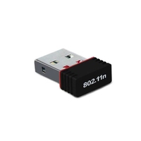 Adaptor WiFi Nirkabel Mini USB 2.0 802.11n 150M Kartu Jaringan Eksternal Penerima Desktop Laptop 150mbps Stok PC