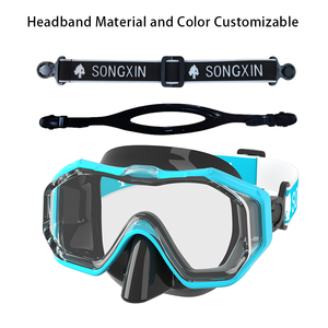 कारखाने की आपूर्ति 1 मास्क के साथ 180 पैनोरमिक व्यू स्नॉर्कल मास्क, स्नॉर्कल मास्क एंटी-फॉग एंटी-लीक डाइविंग मास्क स्नॉर्केल फिविंग मास्क स्नॉर्कल फिंग्स सेट - Product Image 3