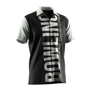 T-shirt décontracté pour homme à manches courtes, personnalisé avec boutons, style bowling, imprimé, pour le CrossFit, ODM - Product Image 3