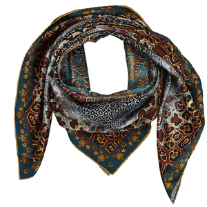 Silk Like Scarf Custom Printing Silky Satin 100% Polyester Double Sided Printing Scarf For Women Shiny Scarf <strong>Hijab</strong> - Product Image 5