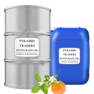 Aceite Esencial Petitgrain orgánico 100% al por mayor, mejor calidad, 25kg, etiqueta privada personalizable, suministro OEM para la piel - Product Image 1
