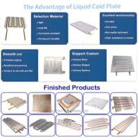 Plaque de refroidissement à eau CNC en acier inoxydable et aluminium de 50 à 1500 mm pour machines industrielles et systèmes IGBT