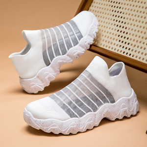 Zapatos Casuales Sin Cordones para Mujer, Duraderos y Ligeros, con Parte Superior de Malla Grenadine, Zapatillas para Caminar de Verano - Product Image 3