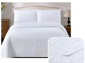 Colcha de microfibra sólida y funda de almohada, juego de cama de lujo, venta al por mayor - Product Image 5