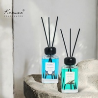 Diffuseur à roseaux de luxe 180 ml en gros, base d'huile d'aromathérapie longue durée pour la maison, la chambre, le bureau, parfum d'ambiance