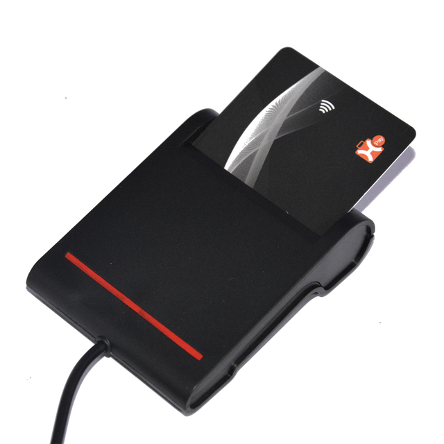 USB Chip Card Reader for Bank Cards PC-Link Conformance With PC/SC CCID DCR30