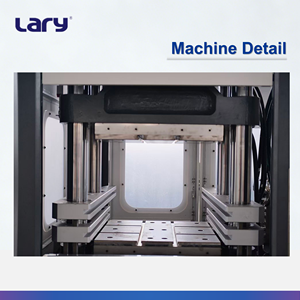 Vierkoloms structuur klemmen systeem van boven naar beneden ontwerp CE-norm hydraulische pers voor rubber vulkanisatie - Product Image 4