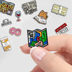 Bán buôn không có tối thiểu in logo trống kim loại tin tinplate giá rẻ Trâm pin tùy chỉnh huy hiệu nút cho khuyến mãi - Product Image 2