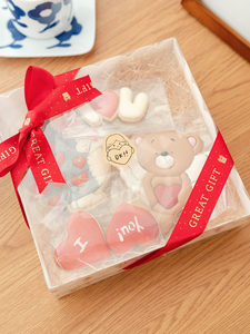 IMEE-dulces para panadería para niños y niñas, caja de regalo transparente para postres, galletas de panadería, Gingersnap - Product Image 2