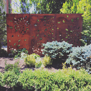Pannelli Decorativi in Metallo Tagliati al <span class=keywords><strong>Laser</strong></span> <span class=keywords><strong>per</strong></span> Privacy in Giardino, Schermi Artistici in Acciaio Corten - Product Image 2