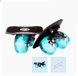 Patineta Freeline <span class=keywords><strong>Drift</strong></span> <span class=keywords><strong>Skate</strong></span> Portátil con Placa Antideslizante, Ruedas de PU con Luces LED y Ejes de Aleación para Alta Velocidad - Product Image 3