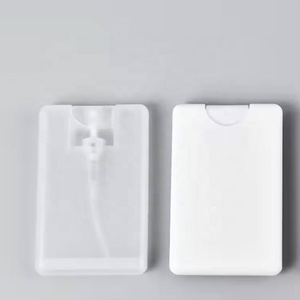 20ml <b>Pocket</b> Credit Card Flat Spray Bottle Hand Sanitizer Perfume Bottle <b>Plastic</b> Spray Bottle - Product Image 1