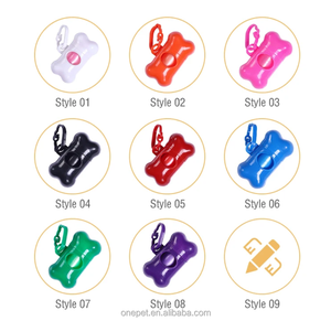 Bolsa dispensadora de plástico ecológico con forma de hueso, logotipo personalizado, compostable, biodegradable, para residuos, hueso de basura, bolsa para caca de mascotas - Product Image 6