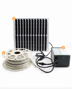 Tira de Luces LED Solares, Luces de Cuerda Inalámbricas Ultra Brillantes para Exteriores, Lámpara Ambiental sin Costo de Electricidad para Acampar, Jardín - Product Image 1