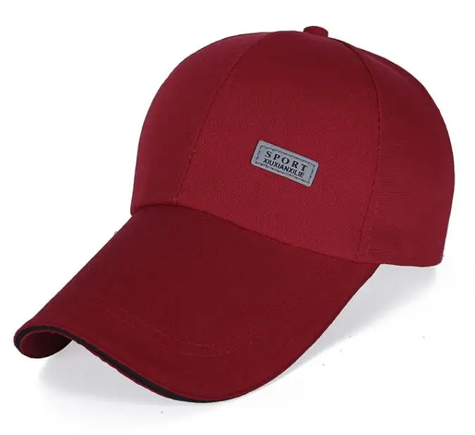 2020010684 emblema riflettente lungo 4.1 ''lunghezza visiera Sport Cap 100% cappello di tela di cotone