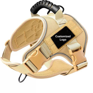 Kemasan warna Logo kustom tanpa tali kekang anjing dengan gesper yang dapat diatur dan tali elastis untuk kegiatan di luar ruangan - Product Image 2